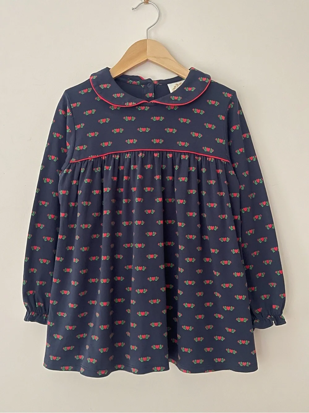 TBBC EUC/LN Holly Day Peter Pan Collar Tunic Blouse